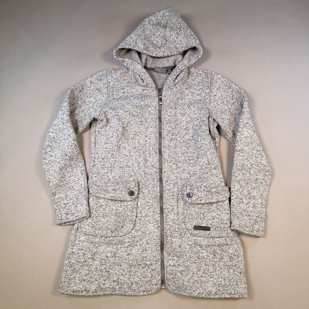 MERRELL Women’s Delilah Full-Zip Long Hoodie Jacket Small Grey Outdoor